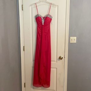Evening Gown with Rhinestones